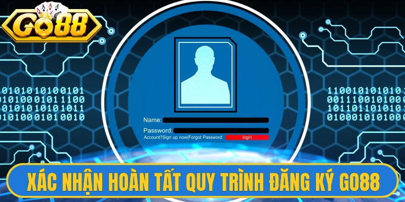 Xác nhận hoàn tất quy trình đăng ký Go88