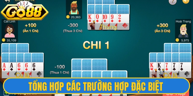 Tổng hợp các trường hợp đặc biệt trong Mậu binh Go88